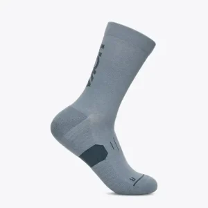 HOKA Graphic Crew Run Sock Washed Blue