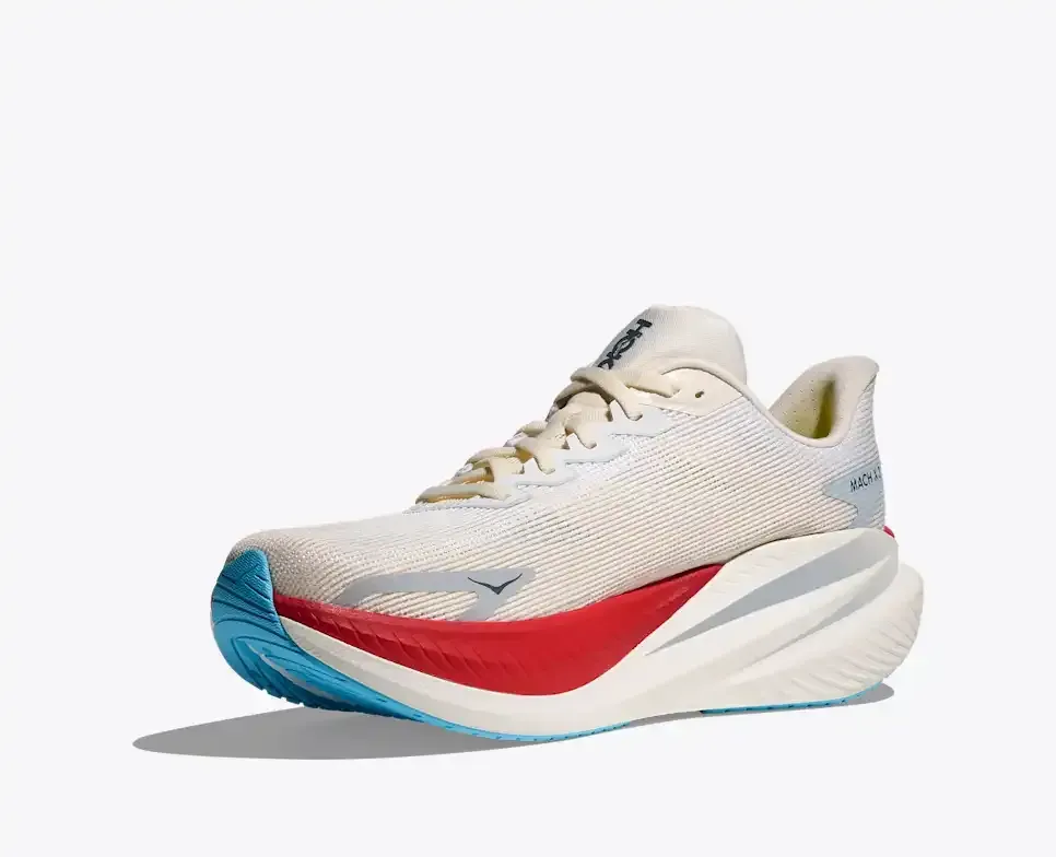 HOKA Mach X 3 White Alabaster