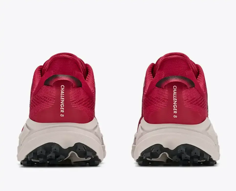 HOKA Challenger 8 Red Agate River Rock Grey