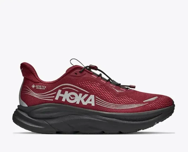 HOKA Clifton 11 GORE-TEX® Varsity Burgundy Carbon Black