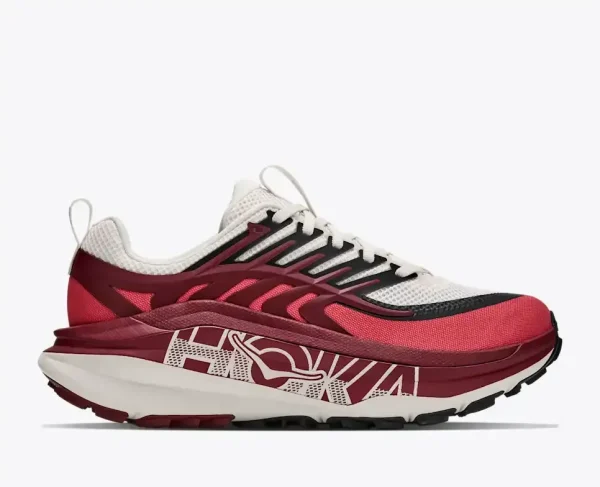 HOKA Stinson 8 Alabaster Varsity Burgundy (Women's)