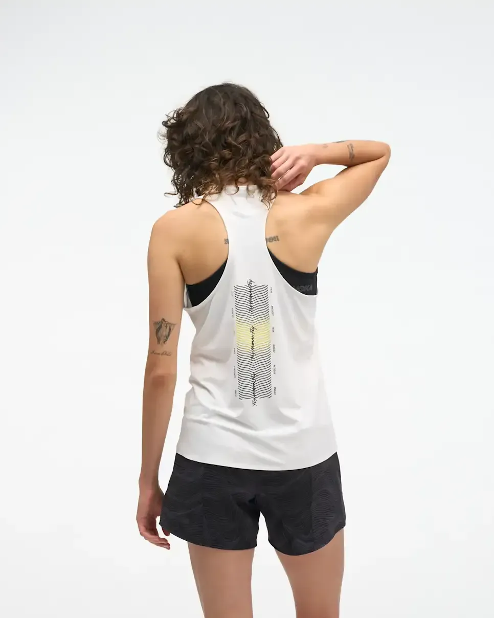 HOKA EveryRun Tank White Multi (Women's)